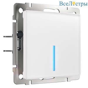 Сенсорный выключатель одноклавишный с функцией Wi-Fi Werkel белый W4510601 4690389171161 a048321