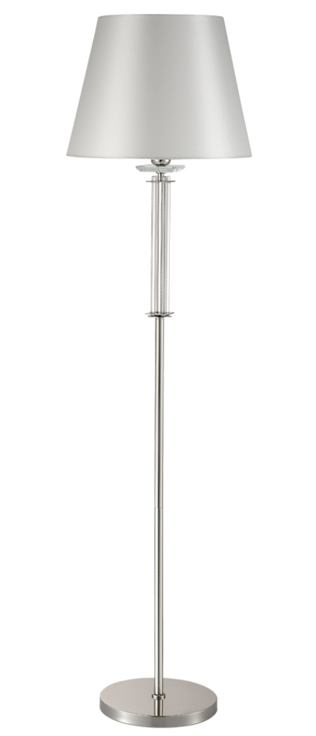 торшер crystal lux nicolas nicolas pt1 nickel/white