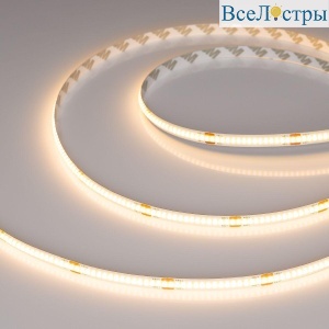 Светодиодная лента Arlight 8W/m 320LED/m CSP теплый белый 50М COB-X320-8mm 48V Warm2700 043242