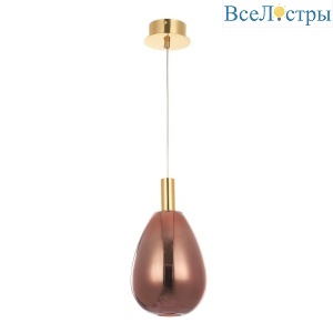Подвесной светодиодный светильник Crystal Lux Gaudi SP4W Led Copper