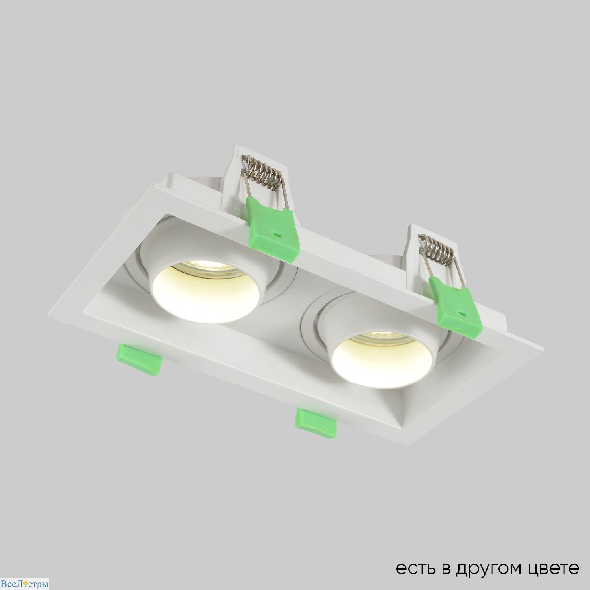встраиваемый светильник crystal lux clt 069c2 wh