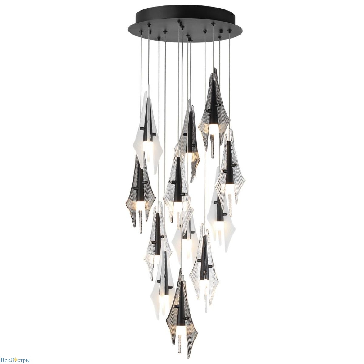 каскадная люстра odeon light l-vision afalina 5442/69l