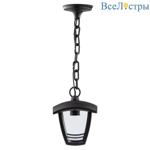 Уличный подвесной светильник ЭРА НСУ 07-40-001 «Марсель» черный Б0051193