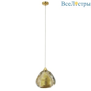 Подвесной светодиодный светильник Crystal Lux Verano SP1 Gold