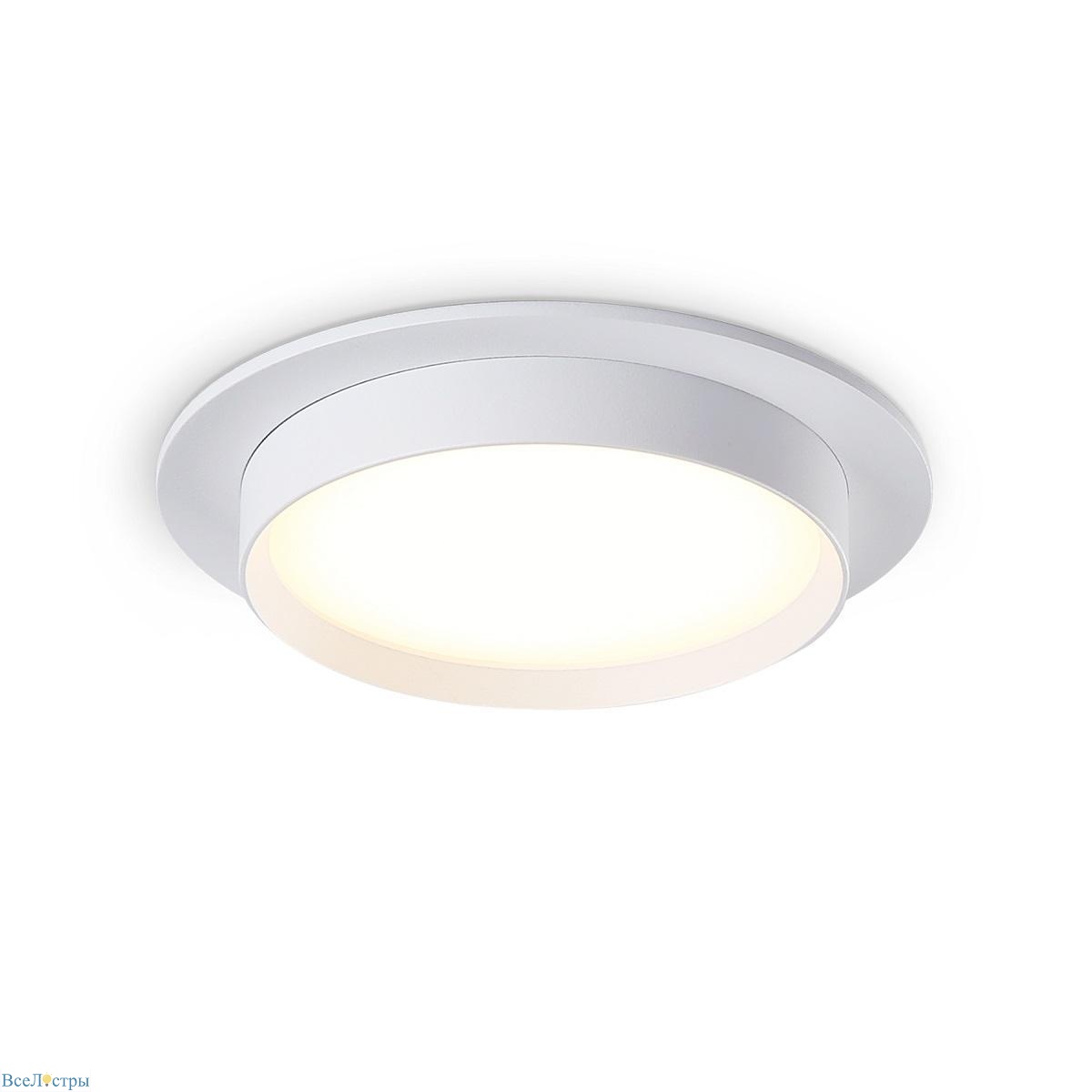 встраиваемый светильник ambrella light techno spot gx53 acrylic tech tn5225