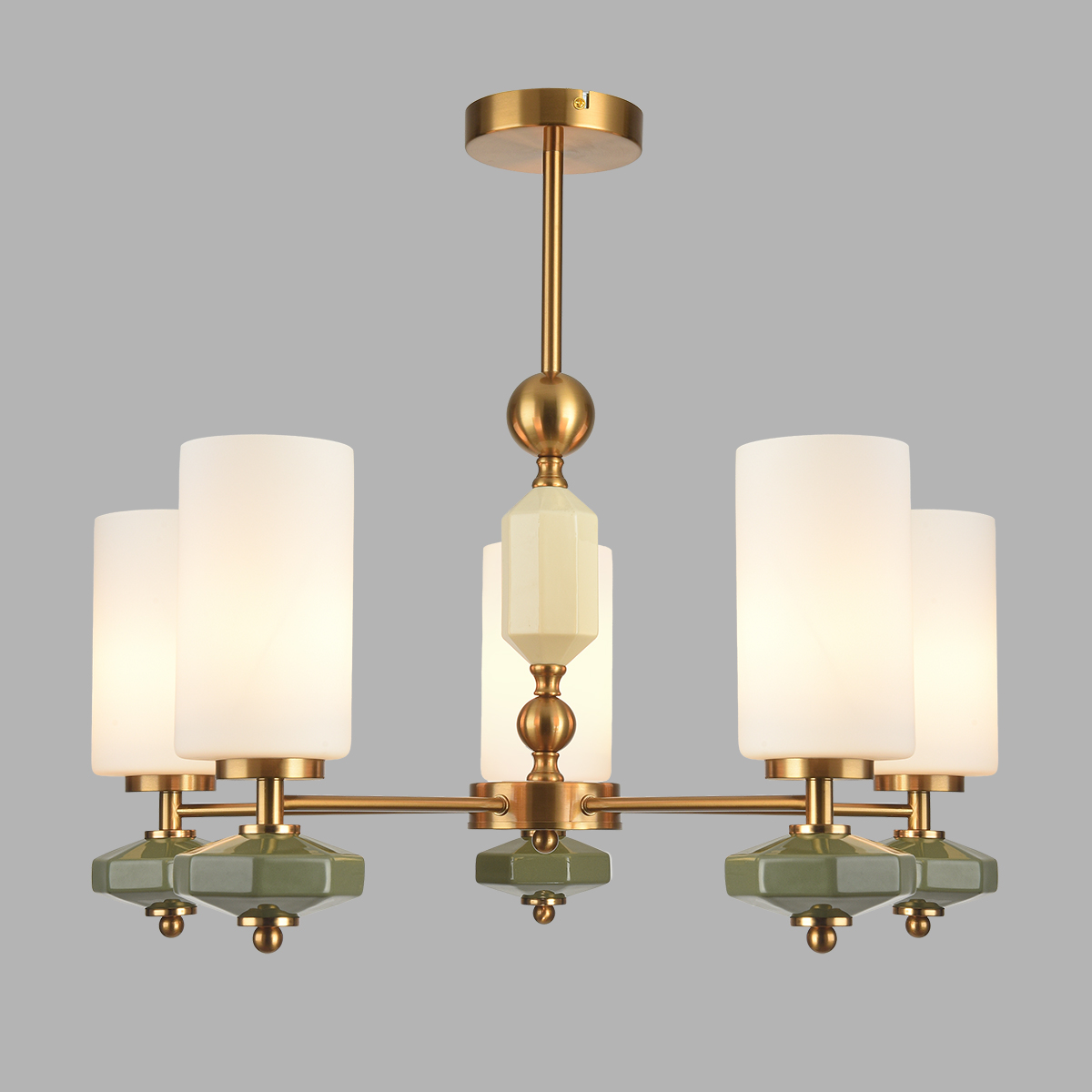 люстра на штанге lumion moderni mila 8427/5c