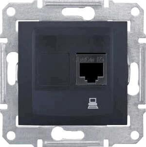 розетка компьютерная rj45 schneider electric sedna utp sdn4700170
