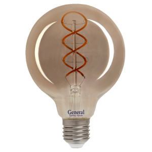 Филаментная светодиодная лампа General GLDEN-G95DSS-6-230-E27-1800 684900