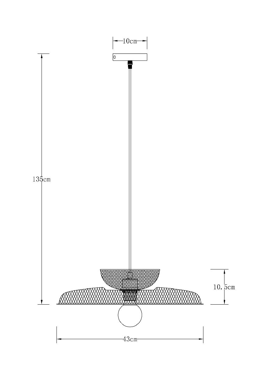 подвесной светильник arte lamp castello a7066sp-1bk