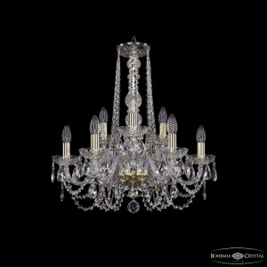 Подвесная люстра Bohemia Ivele Crystal 1402/6+3/195/h-58 G