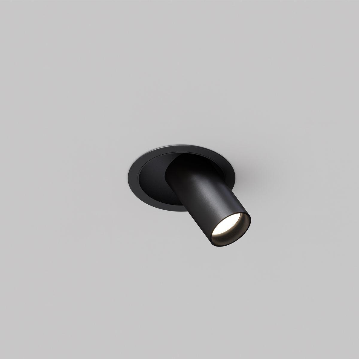 встраиваемый спот maytoni technical focus s c048cl-01-gu10-b