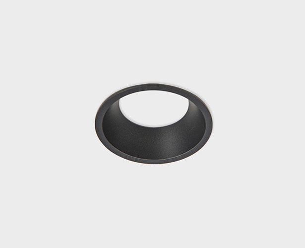 встраиваемый светильник italline it06-6037 black 4000k