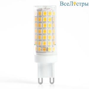 Лампа светодиодная Feron G9 9W 4000K прозрачная LB-434 38147
