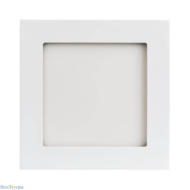 встраиваемый светодиодный светильник arlight dl-142x142m-13w warm white 020130
