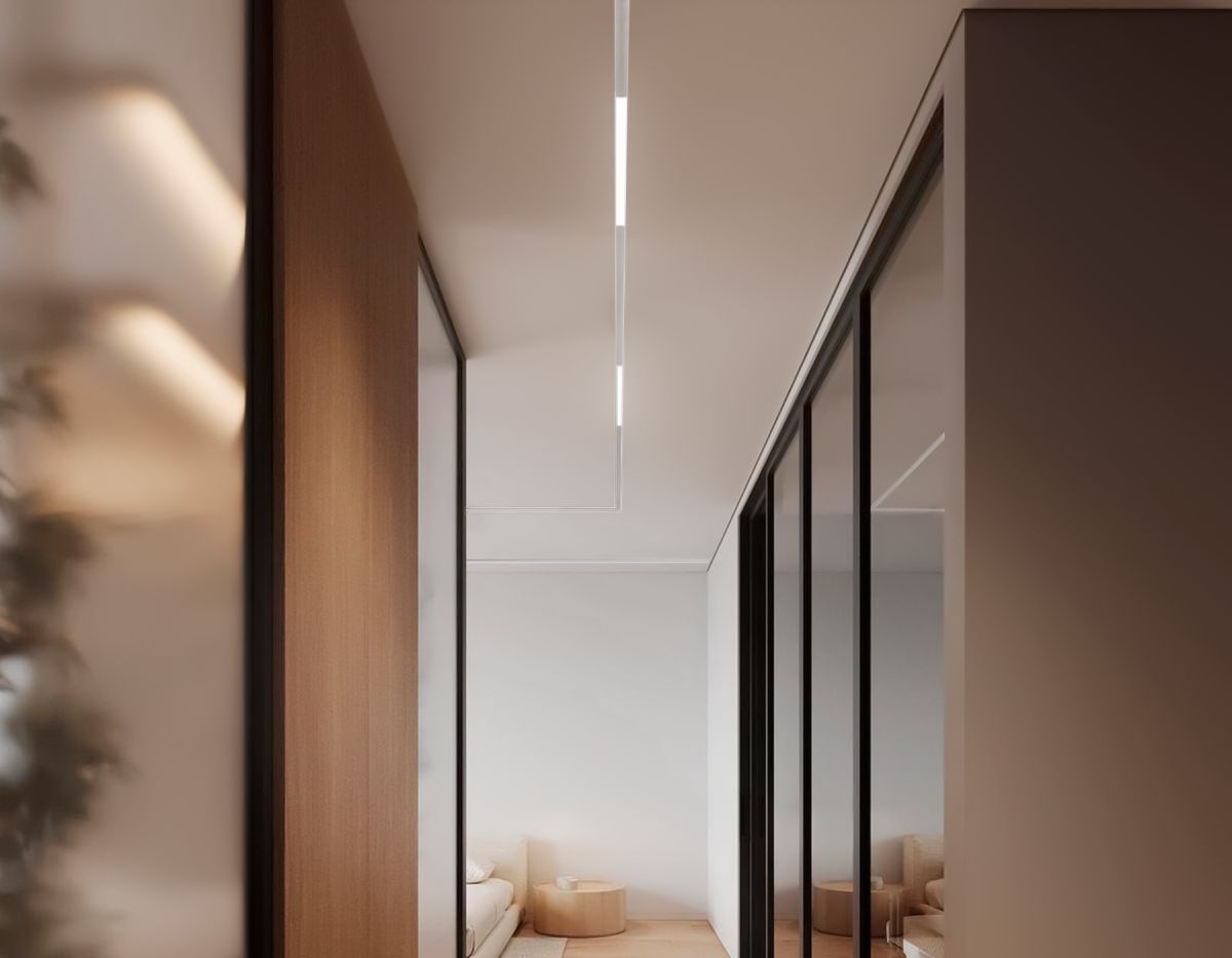 трековый магнитный светильник с переключателем цв. темп. ambrella light gl2319