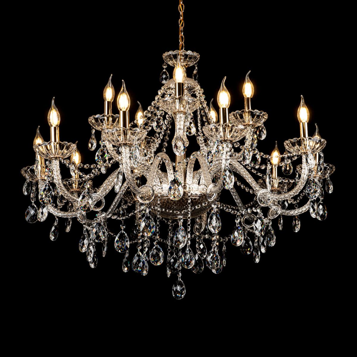 подвесная люстра modelight mdl.7068.15hc gd