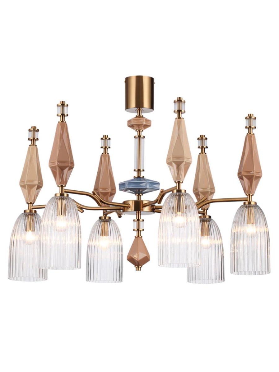 подвесная люстра odeon light modern terra 5414/6