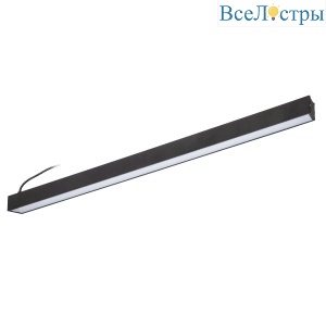 Линейный подвесной светильник Uniel ULO-K10D 30W/5000K/L60 IP65 BLACK UL-00011395