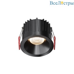Встраиваемый светильник Maytoni Alfa LED DL043-01-15W3K-RD-B-1