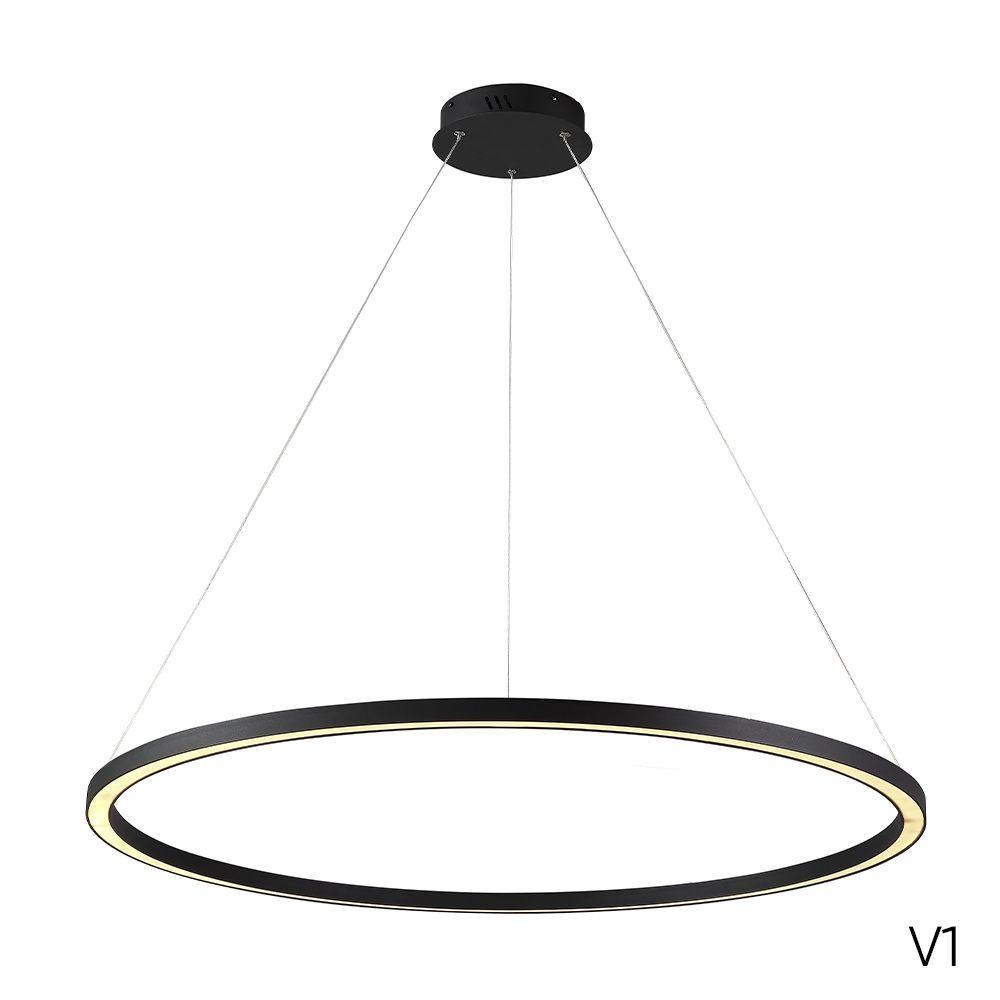 подвесной светодиодный светильник crystal lux fortuna sp88w led black