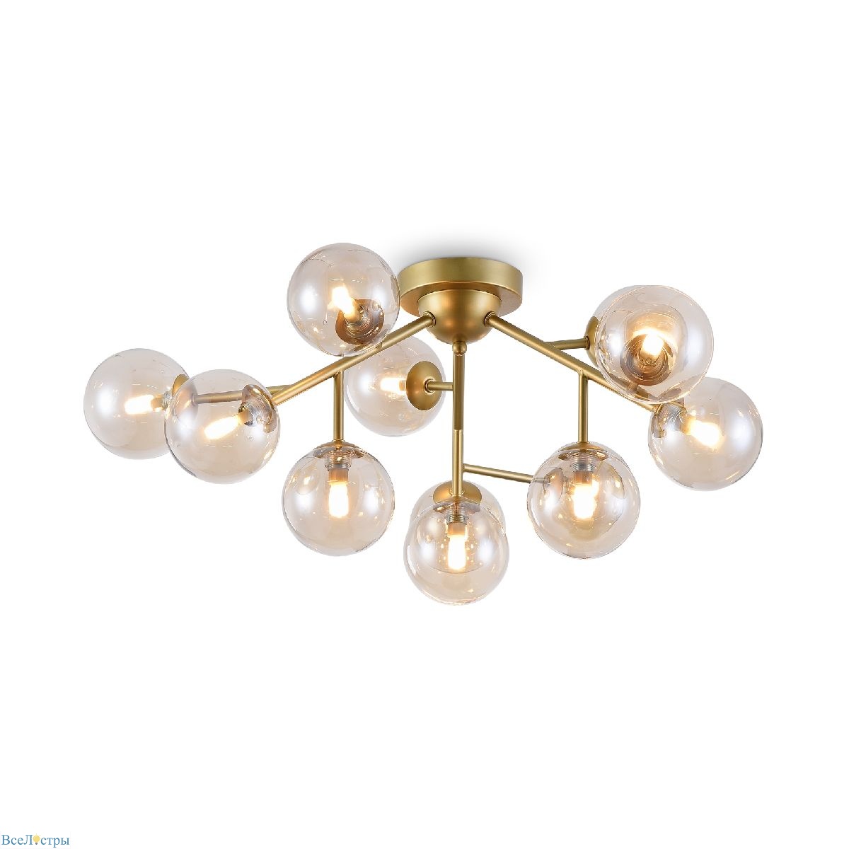 потолочная люстра maytoni dallas mod545pl-12g