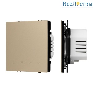 Терморегулятор Arlight SWT-NOBE-MTE-SFPL-GD (электрический тёплый пол) (Золотой песок) 061901