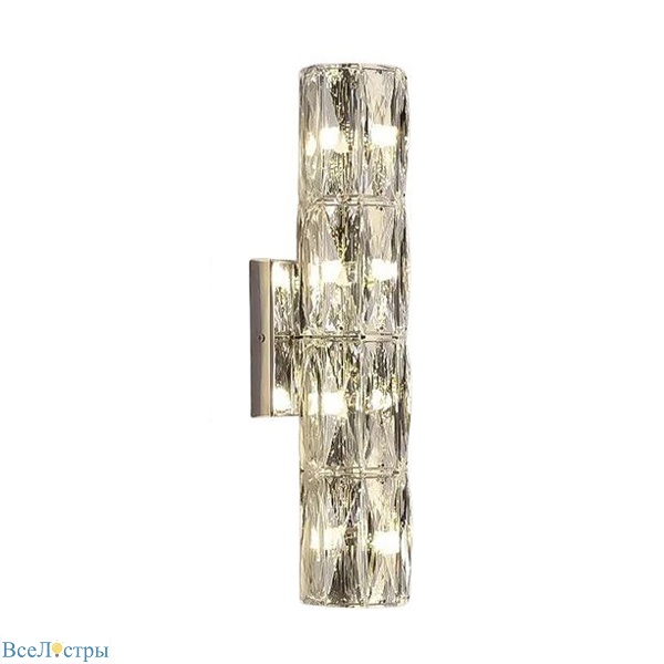 настенный светильник delight collection wall lamp a06w/4 silver/clear