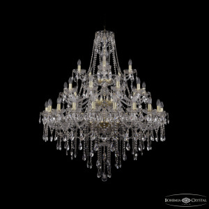 Подвесная люстра Bohemia Ivele Crystal 1415/20+10+5/400/3d Ni