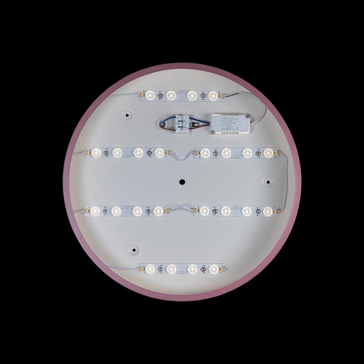 потолочный светодиодный светильник loft it axel 10003/24 pink