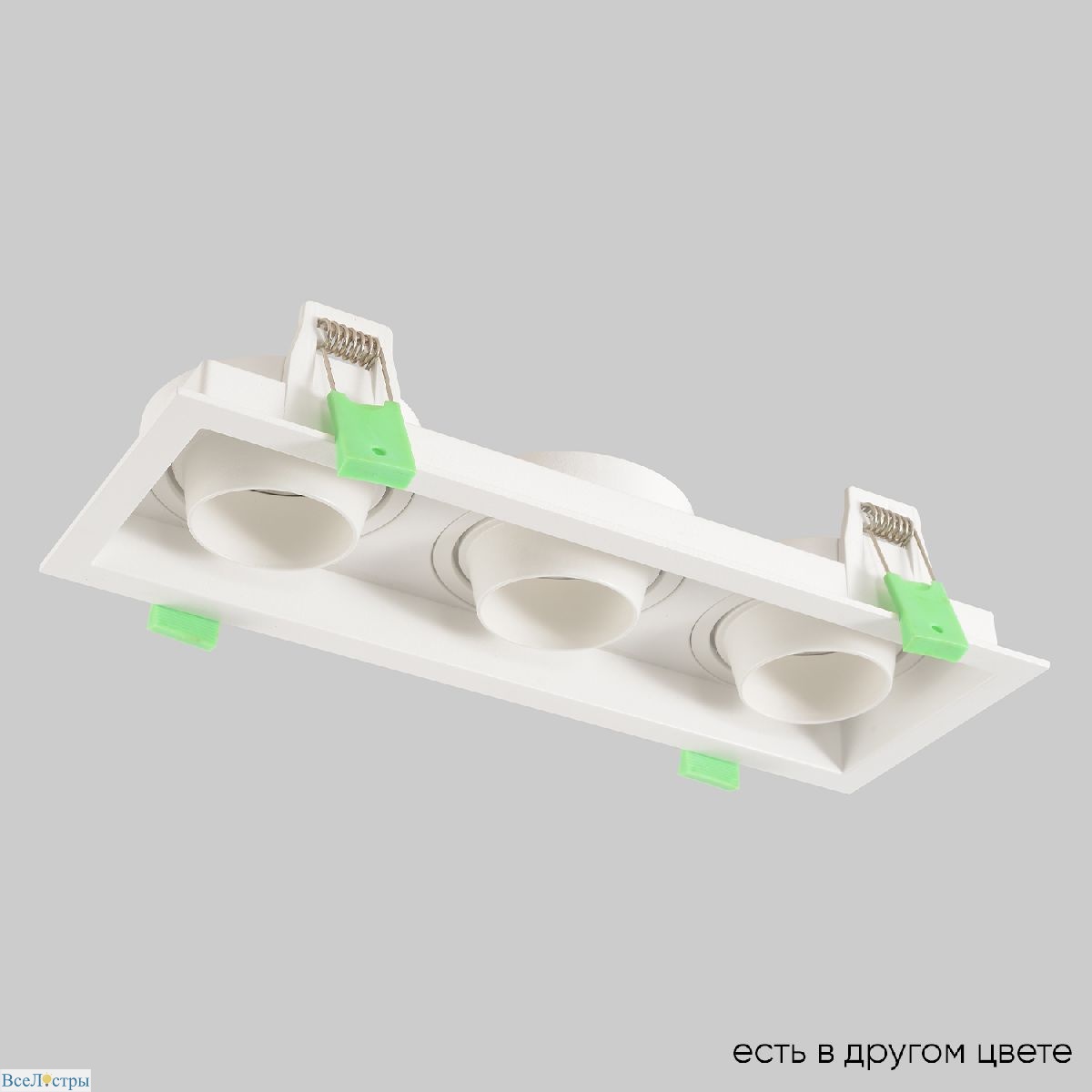 встраиваемый светильник crystal lux clt 069c3 wh