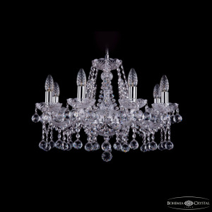 Подвесная люстра Bohemia Ivele Crystal 1413/8/200 Ni Balls