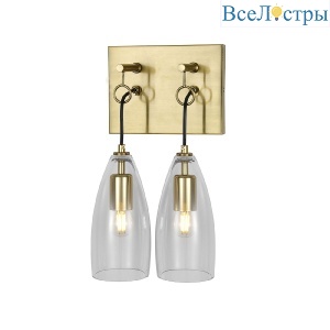 Настенный светильник Indigo Goccia 11064/2W Clear V000546