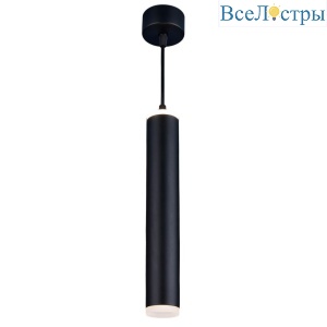Подвесной светодиодный светильник Elektrostandard DLR035 12W 4200K черный матовый 4690389135811