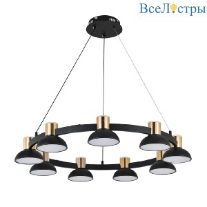 Подвесная люстра Indigo Traforo 11059/9P Black V000183L