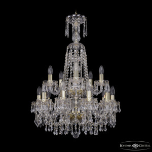 Подвесная люстра Bohemia Ivele Crystal 1403/10+5/195/XL-84/2d G
