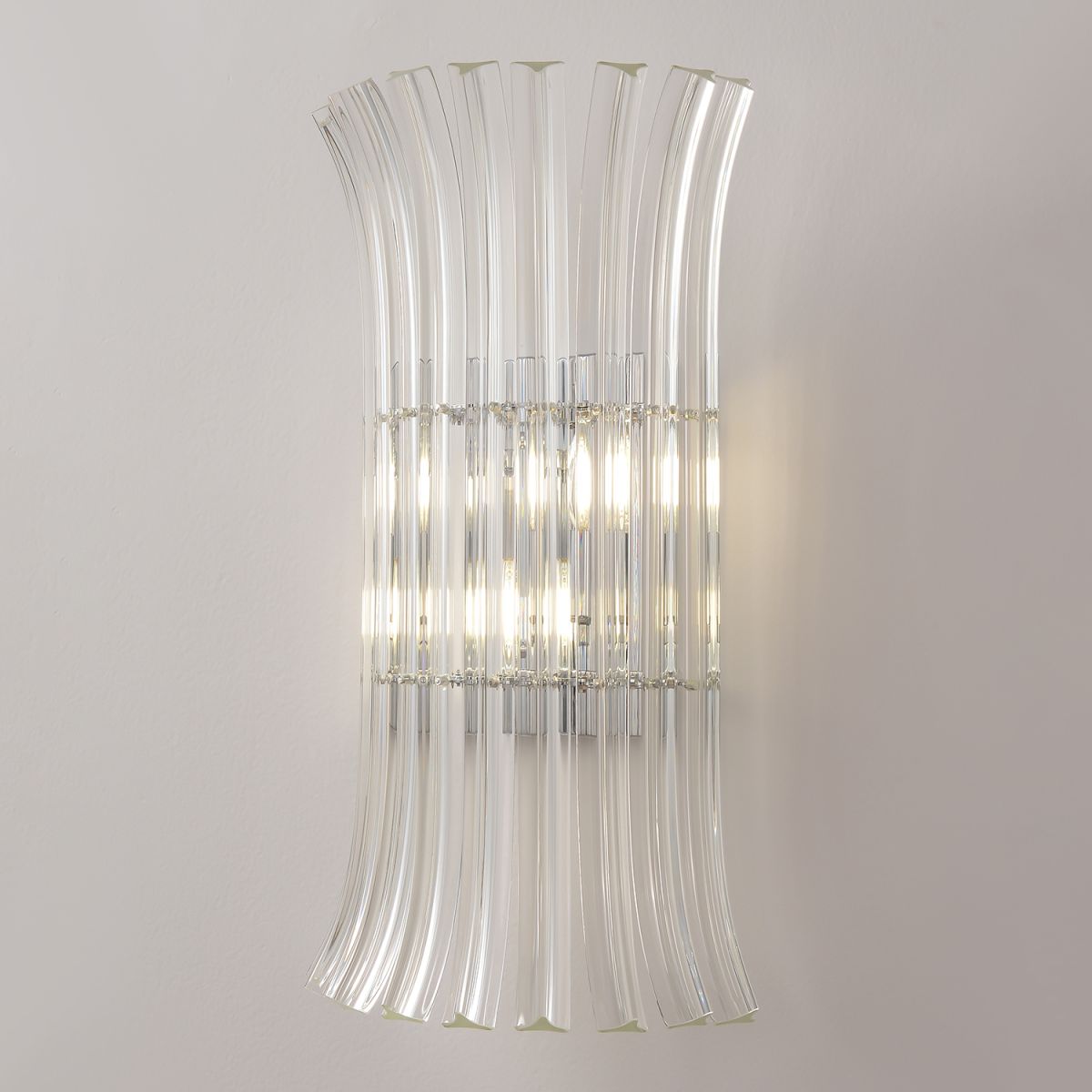 настенный светильник crystal lux cascada ap2 chrome