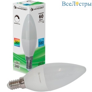 Лампа светодиодная диммируемая Наносвет E14 7W 4000K матовая LE-CD-D-7/E14/940 L249