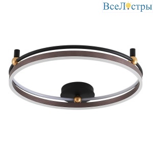 Потолочный светодиодный светильник Crystal Lux Fernando PL72W Led Coffee/Black