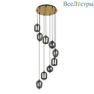 Каскадная люстра Arte Lamp Freddie A2231SP-9PB