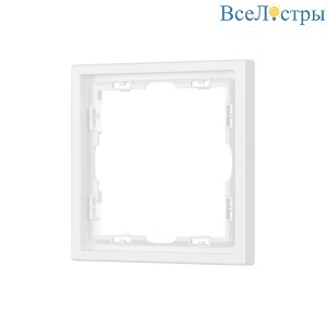 Рамка пластиковая Arlight FRM-NOBE-SFPL-1-WH 054211