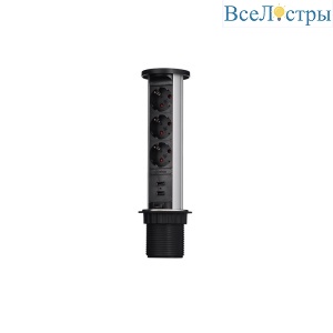 Блок розеток 105W (3 секции и 2 USB) Mebax 00-00001161