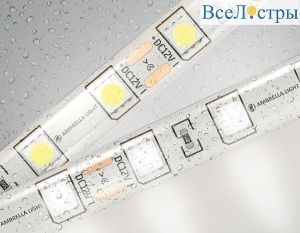 Светодиодная лента Ambrella Light LED Strip 12В 5050 14,4Вт/м 4500K 5м IP65 GS2102
