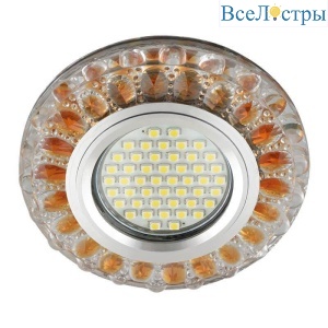 Встраиваемый светильник Fametto Luciole DLS-L151 Gu5.3 Glassy/Gold