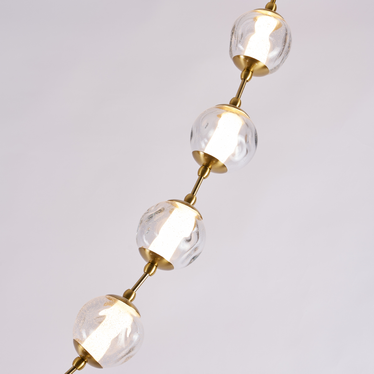подвесной светильник delight collection od2437a-16 brass/clear