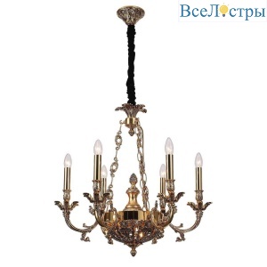 Подвесная люстра Lucia Tucci Firenze 1781.6.2 Antique Gold