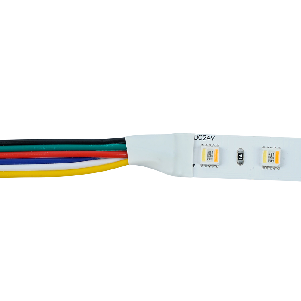 лента светодиодная 24v feron ls508, 60*smd5050, 20w/m, ip20, rgb+2300к+6500k 53336