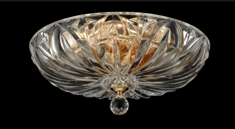 потолочный светильник crystal lux denis d400 gold