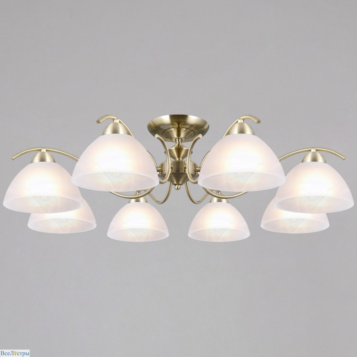 потолочная люстра illumico il0905-8csq-26 ab elite