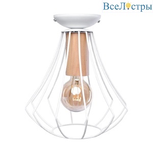 Потолочный светильник IMEX MD.9053-1-S-WH+WOOD