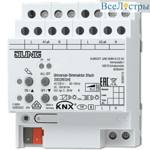 Диммер освещения Jung 3902REGHE